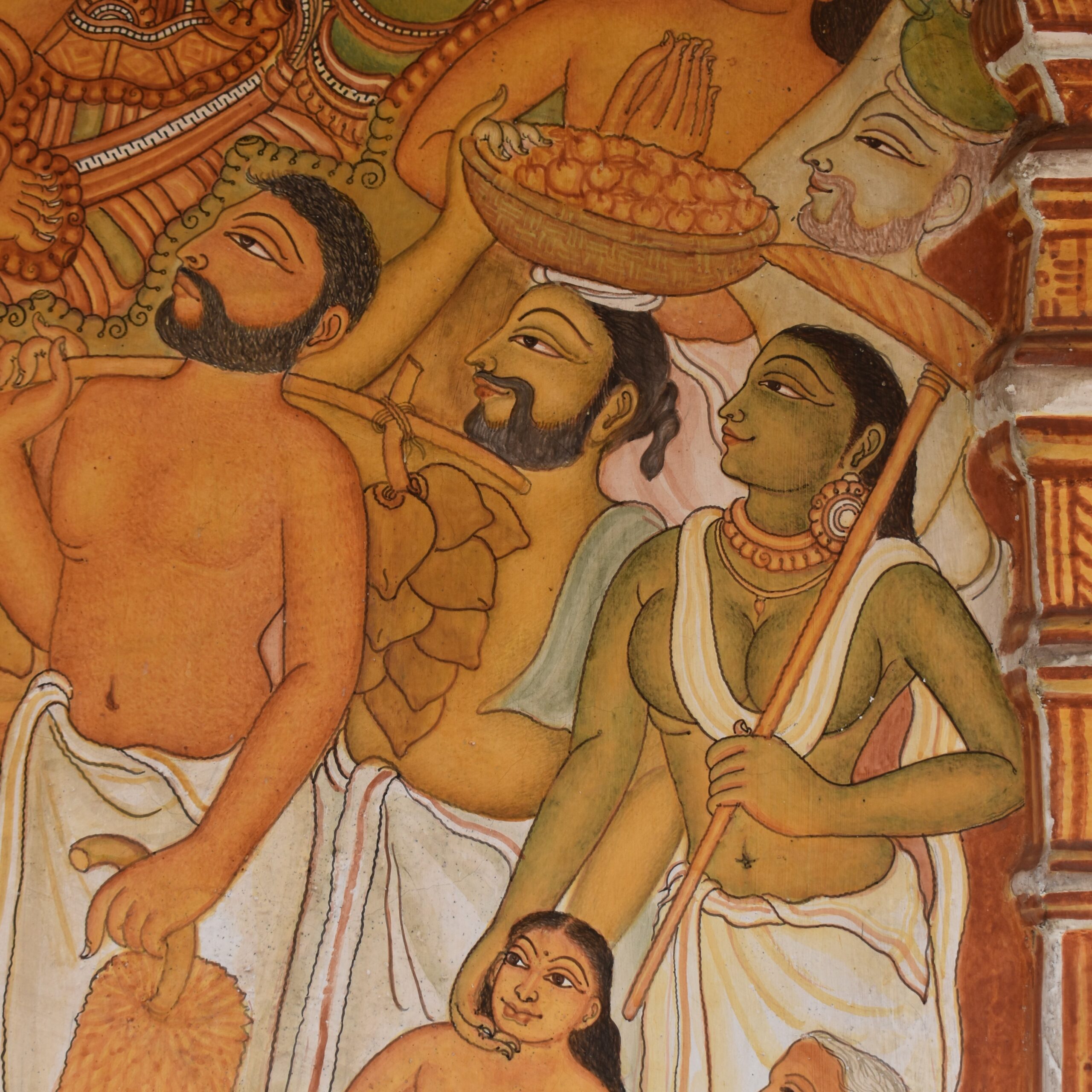 men with offerings