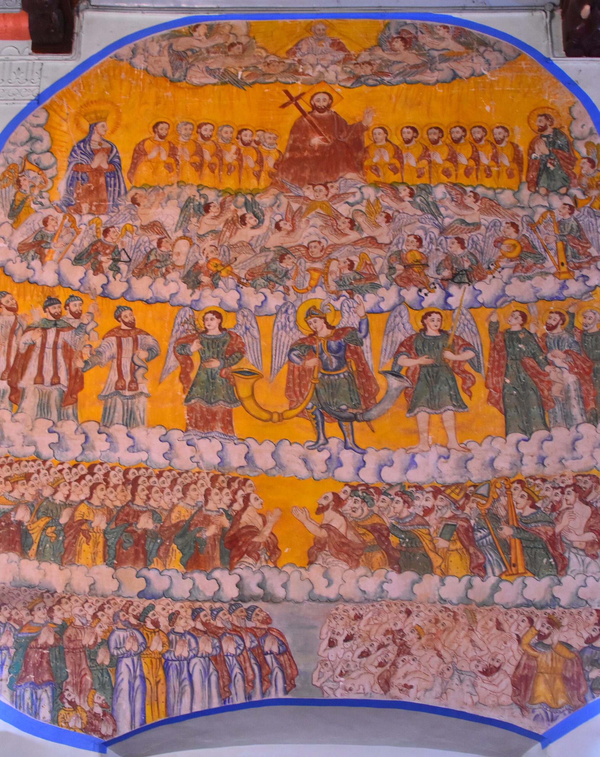 St. Mary's Church, Angamaly — mural detail