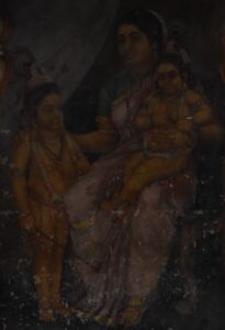 കൃഷ്ണനും ബലരാമനുമൊപ്പം യശോദ